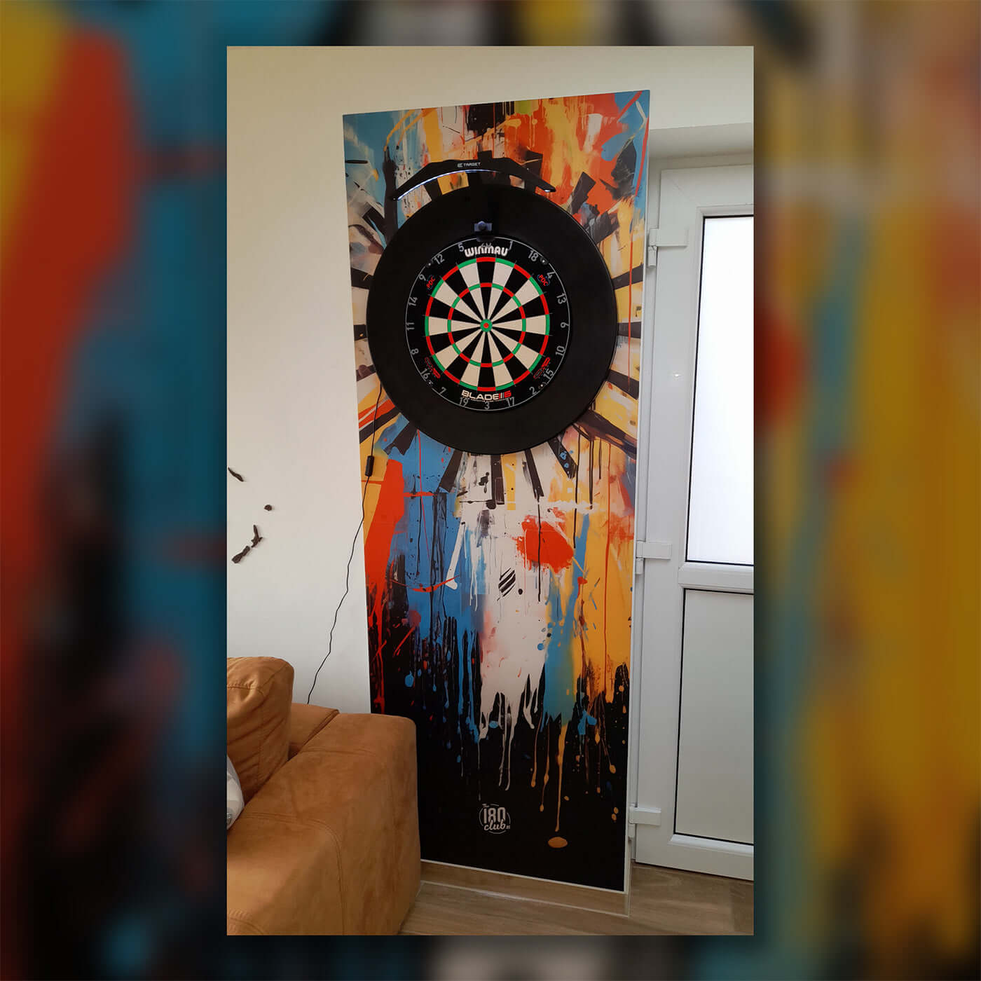 Dart wand - Dart stage in actie