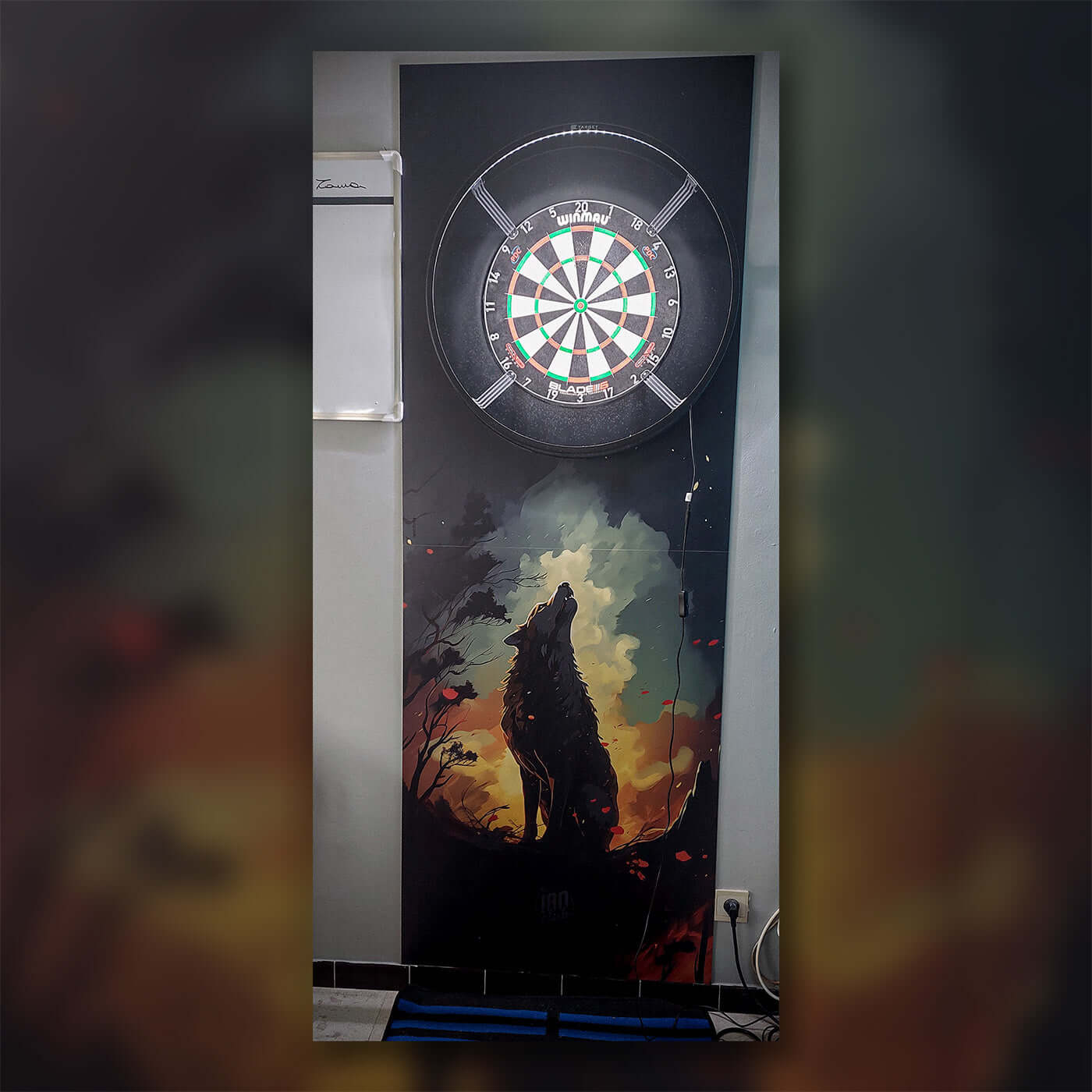 Dart wand - Dart stage in actie